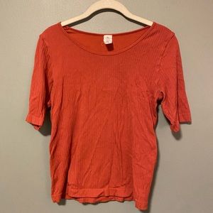 C’est Moi ribbed scoop tee